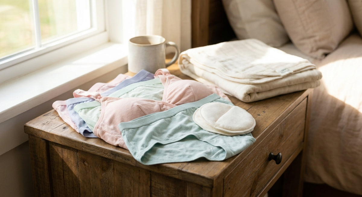 Bamboo underwear for new moms nursing bundles