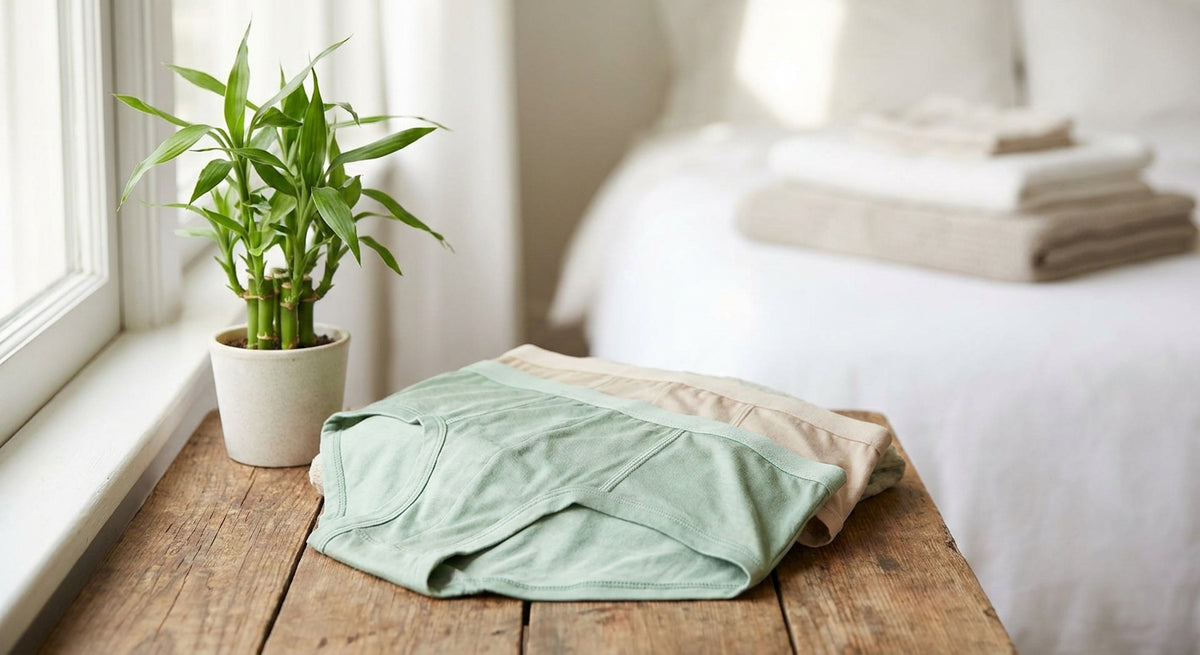 Bamboo underwear for odor control