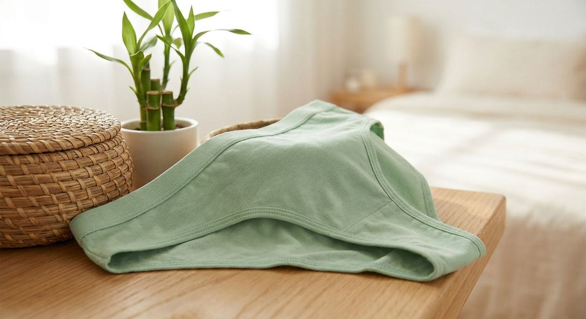 Bamboo v-string underwear for a barely-there fit