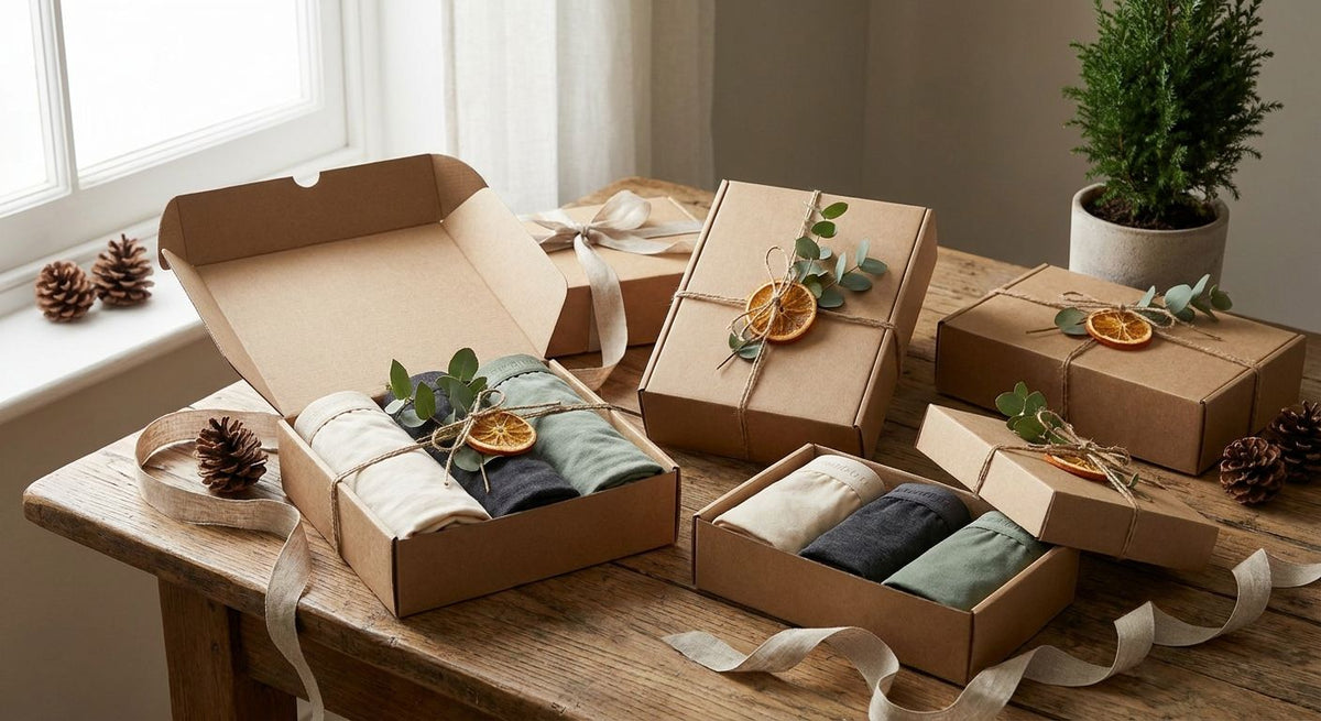Bamboo underwear gift sets for Christmas
