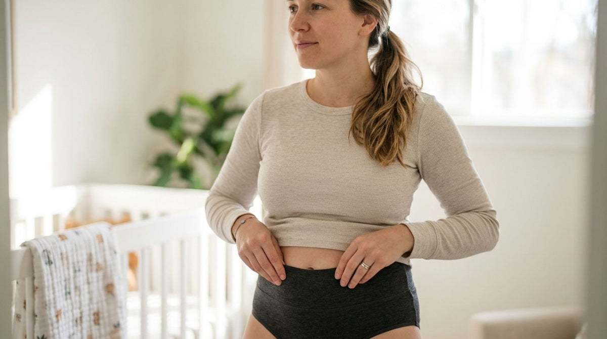 Bamboo underwear for C-section recovery