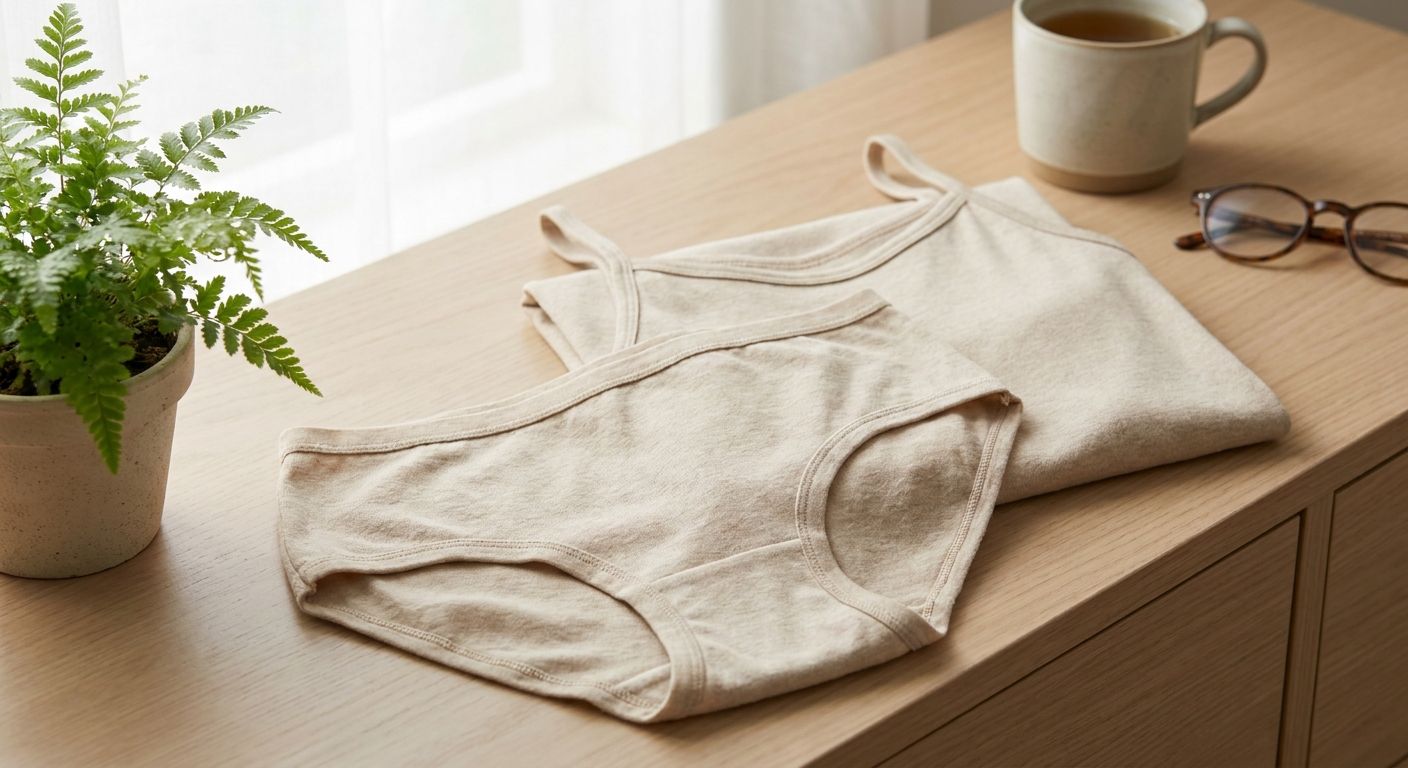 Organic cotton underwear for dust mite allergy sufferers