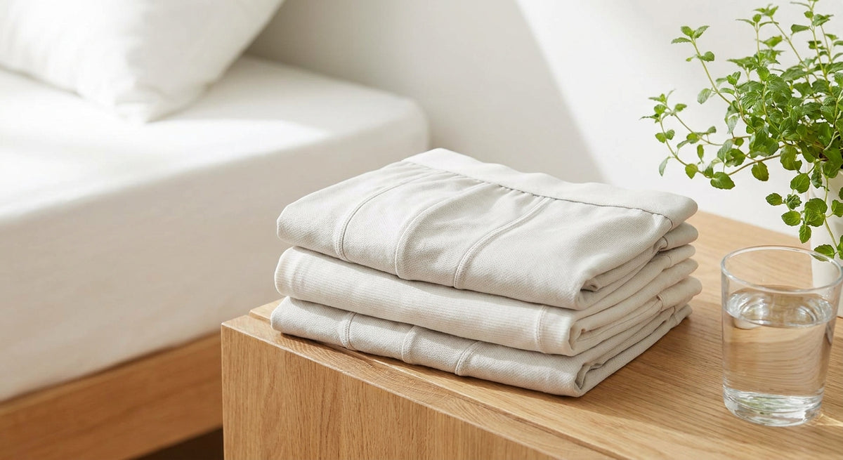 Breathable underwear for hyperhidrosis and excess sweat