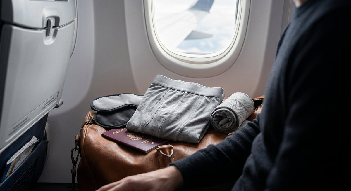 Bamboo underwear for frequent flyers on long-haul flights