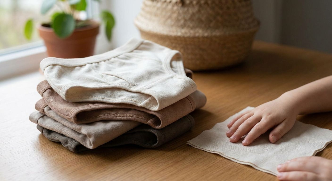Organic cotton underwear for autism sensory sensitivity