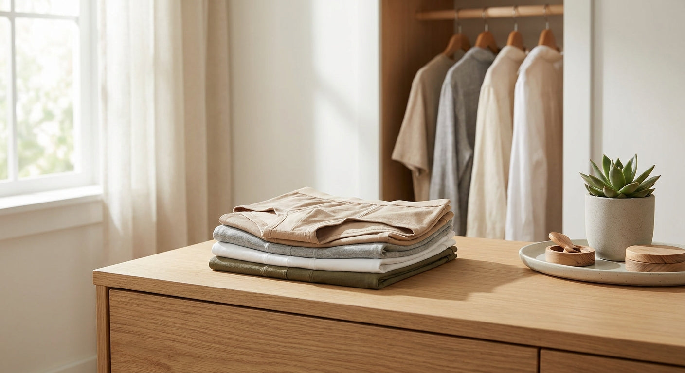 Sustainable underwear for minimalist wardrobes