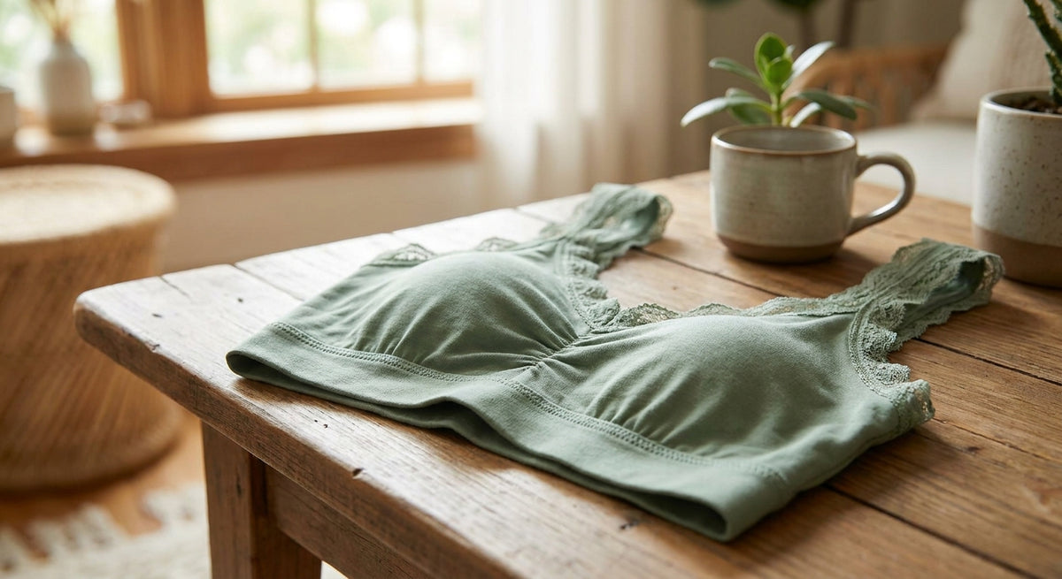 Bamboo bralette for small bust support