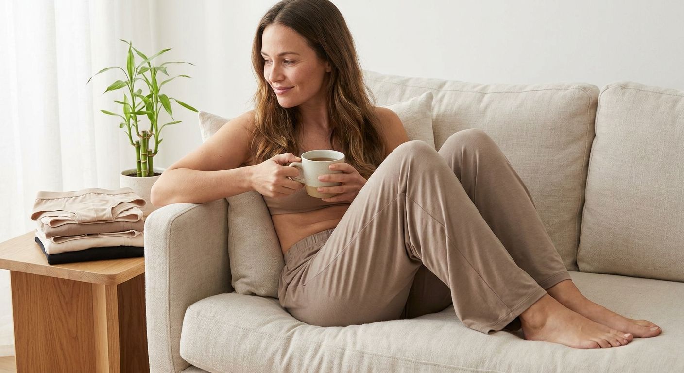 Bamboo underwear for IBS bloating comfort