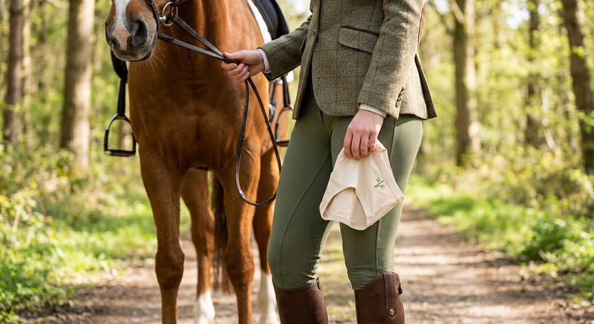 Bamboo underwear for horseback riding comfort