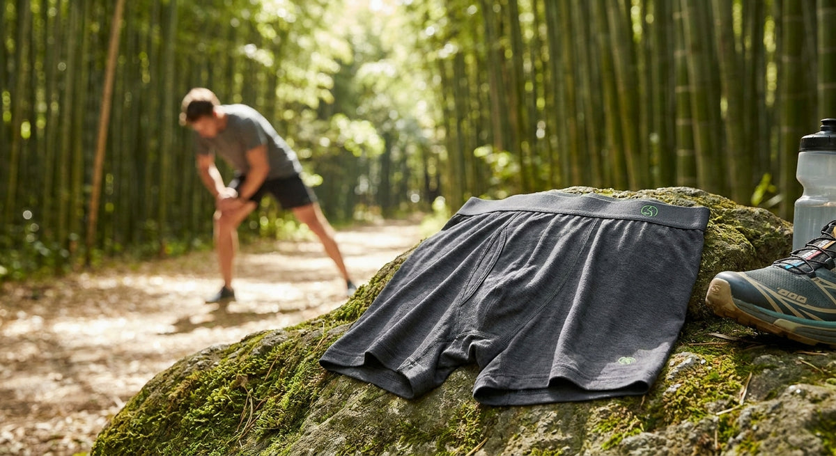 Bamboo underwear for running and workouts