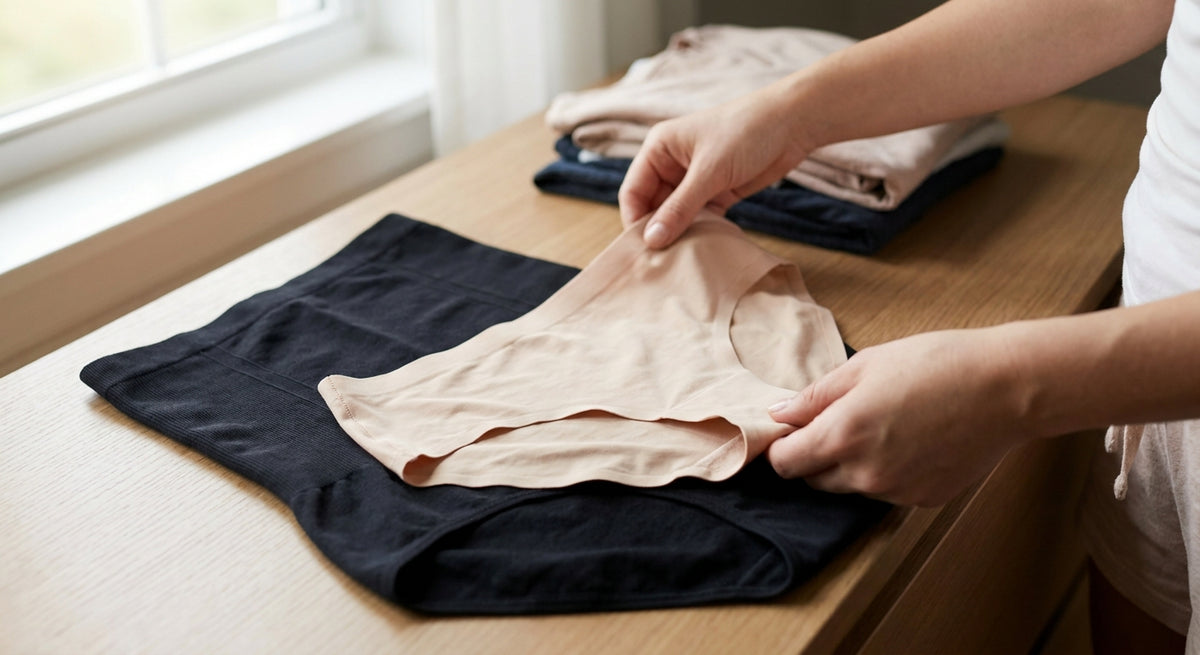 How to layer seamless underwear under shapewear