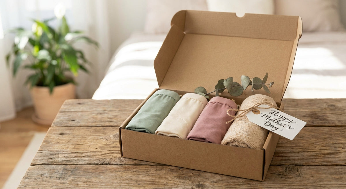 Bamboo underwear gift set for Mother's Day