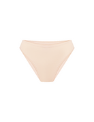 Beige Elevate High-Rise Bikini in bamboo-lyocell, front flat lay