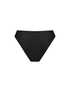 Black Elevate High-Rise Bikini in bamboo-lyocell, back flat lay